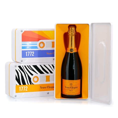 veuve clicquot gift retro tape metal box|veuve clicquot epernay.